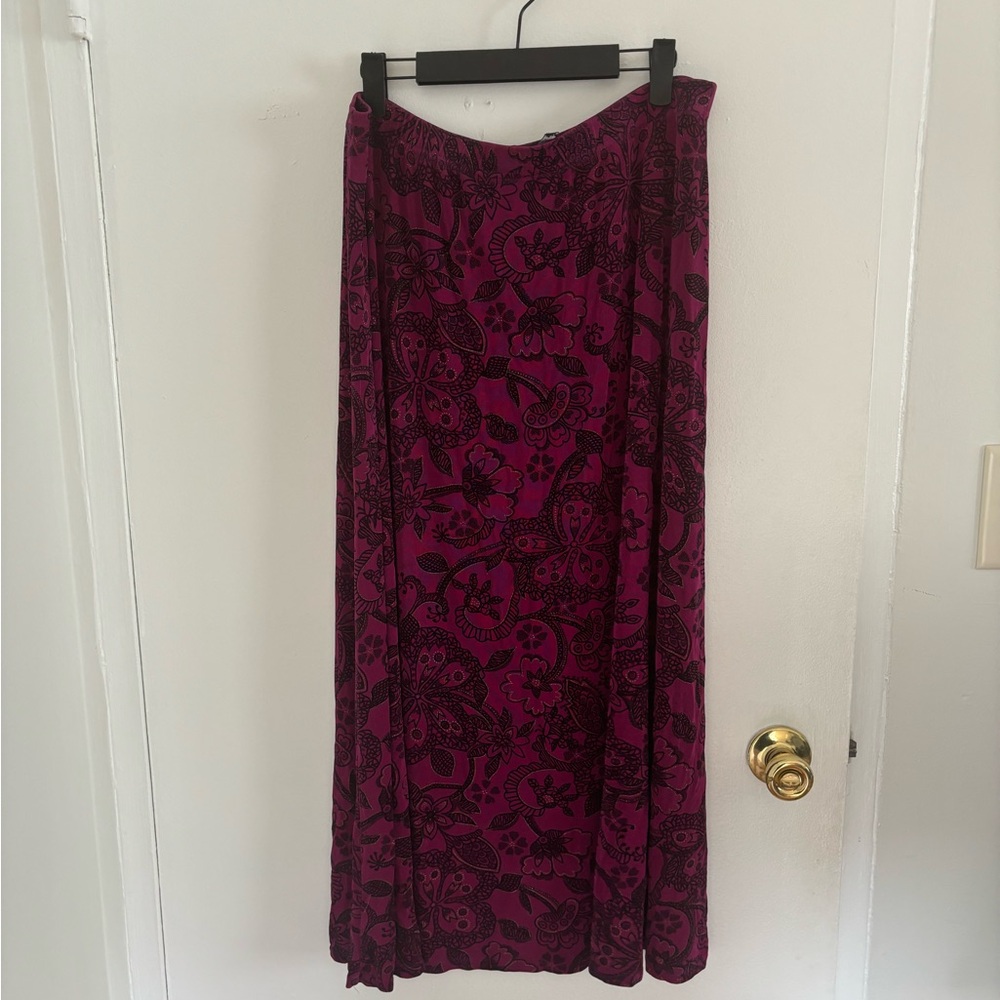 90s era maxi dress with a slight silver shimmer
